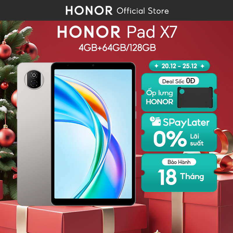 Máy Tính Bảng Honor Pad X7 4GB+64GB/ 128GB | Pin 7020mAh | Chip Snapdragon 680 8 nhân | BH 18 Tháng Hàng Chính Hãng | BigBuy360 - bigbuy360.vn