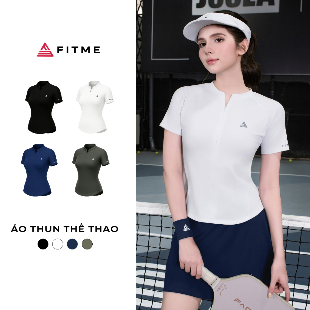 Áo thun tập gym yoga nữ Fitme SOFT chất vải cao cấp co giãn 4 chiều thấm hút mồ hôi tốt ATSO01 | BigBuy360 - bigbuy360.vn