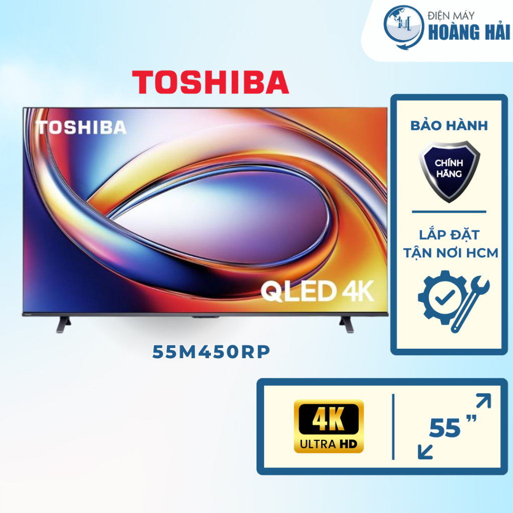 55M450RP | Smart Tivi QLED Toshiba AI 4K 55 inch 55M450RP - Hàng chính hãng