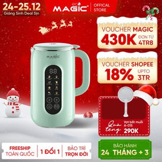  Máy Sữa Hạt Magic Eco AC-55 Inox 304 Toàn Bộ Lưỡi Dao 8 Cánh Đa Chiều Công Suất 1000W BH 24T 