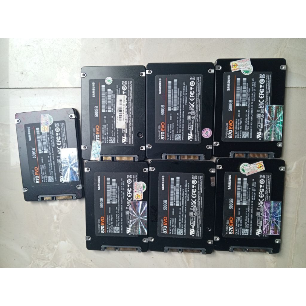 Ổ cứng SSD chính hãng, nguyên vẹn Samsung 870 EVO 500GB 2.5" SATA 3