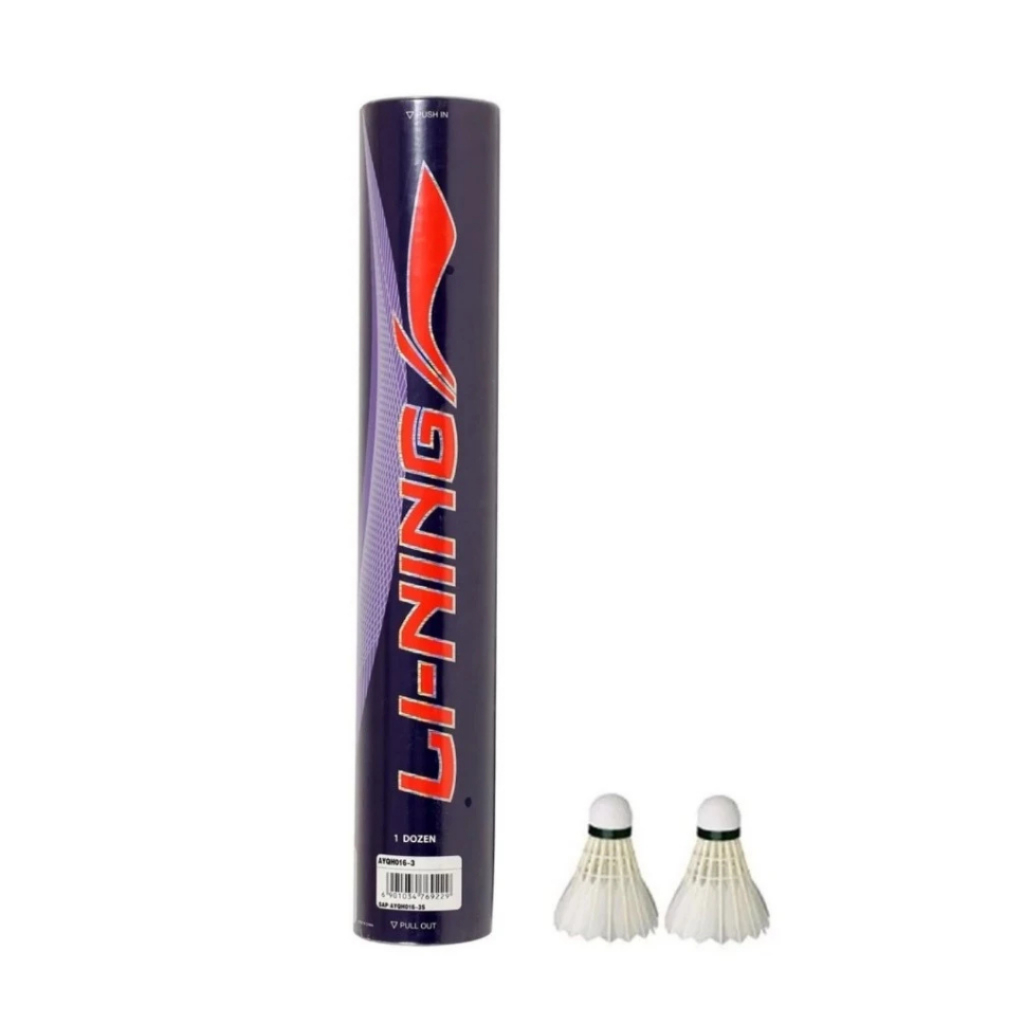 Quả Cầu Lông Li-Ning AYQN024-3 – Lông Ngỗng – Tốc Độ 76 - Cầu mới 100%