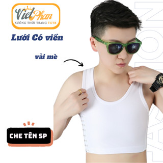  Áo Nịt Ngực Tomboy - Không Viền - Lót Thun Cứng - Bó Sát độ bền cao 