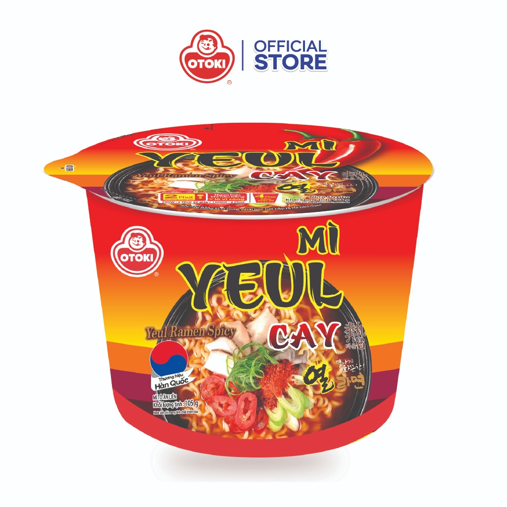 Combo 3 Tô Mì Yeul Cay Otoki 105g