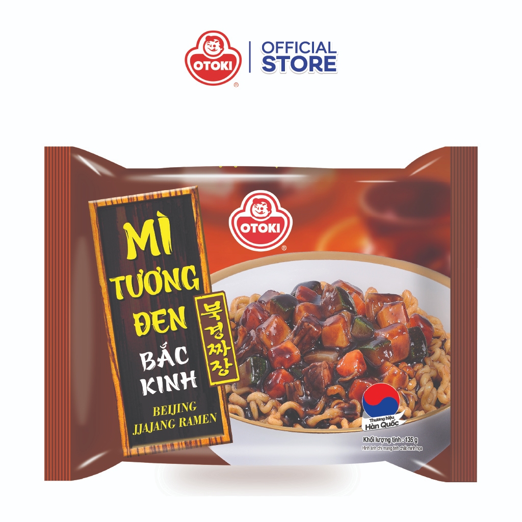 Combo 5 Gói Mì Tương Đen Bắc Kinh Otoki 135G
