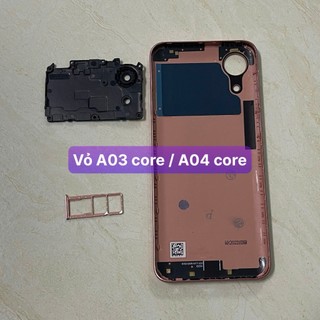 lưng vỏ zin samsung A03 core / A04 core lắpchung (kèm khay sim và cụm kính camera)