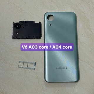 lưng vỏ zin samsung A03 core / A04 core lắpchung (kèm khay sim và cụm kính camera)