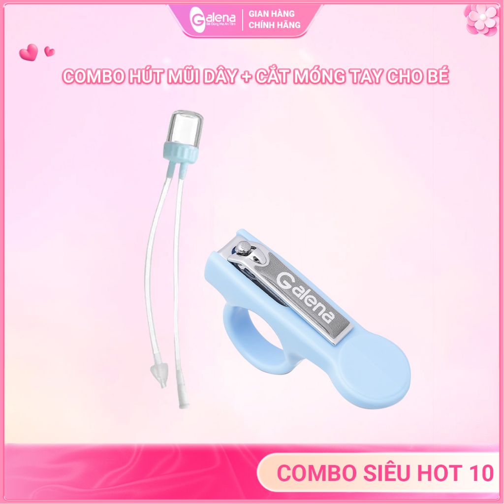 COMBO CẮT MÓNG TAY GALENA GA-NC01 VÀ HÚT MŨI GA-AS01 CHO BÉ