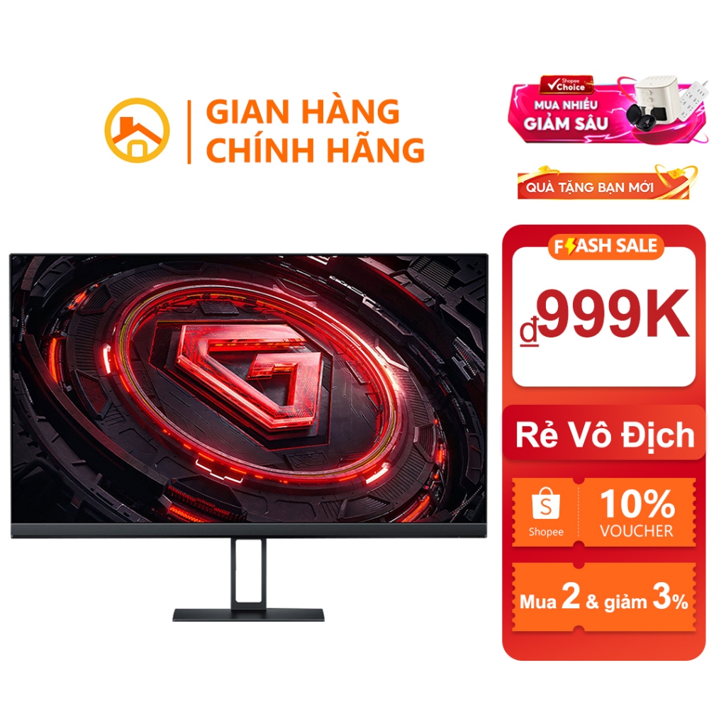 Màn Hình Redmi G24 IPS 23.8 Inch - 165Hz/1ms - Tấm nền IPS, AMD FreeSync™, HDR10, Chân đế chỉnh nâng