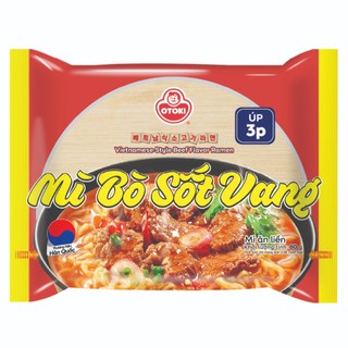 Combo 10 Gói Mì ăn liền Bò Sốt Vang Otoki 80g