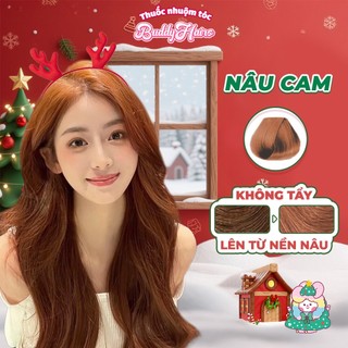  Thuốc nhuộm tóc màu NÂU CAM thuốc nhuộm tóc không cần tẩy kem nhuộm tóc tại nhà Buddyhairs tặng kèm dụng cụ 