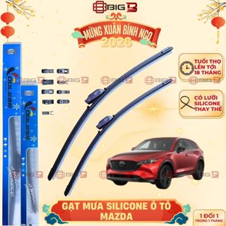  Gạt Mưa MAZDA CX5 CX8 CX3 CX30 BT50 MAZDA 3 2 6 CHÍNH HÃNG Cần Gạt Mưa Ô Tô Silicone ODL Đài Loan Cao Cấp Êm Sạch BIG B 