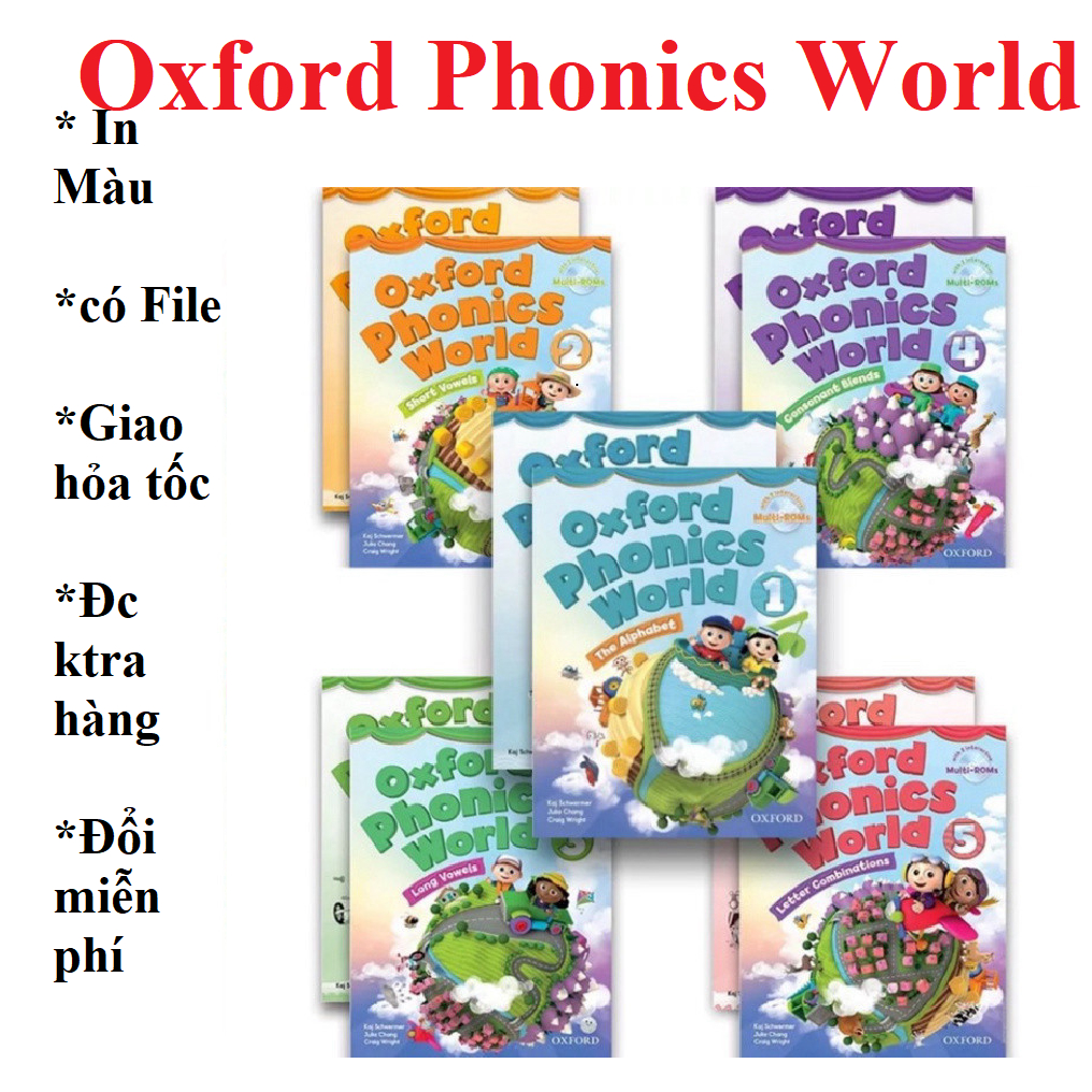 Sách Lẻ - Thế Giới Phonics Oxford: Khám Phá Ngôn Ngữ Đầy Thú Vị