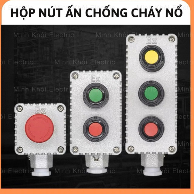 Nút ấn phòng nổ đôi LA53-2,hộp nút nhấn đôi phòng nổ LA53-2,hộp nút nhấn chống cháy nổ,hộp nút ấn ph
