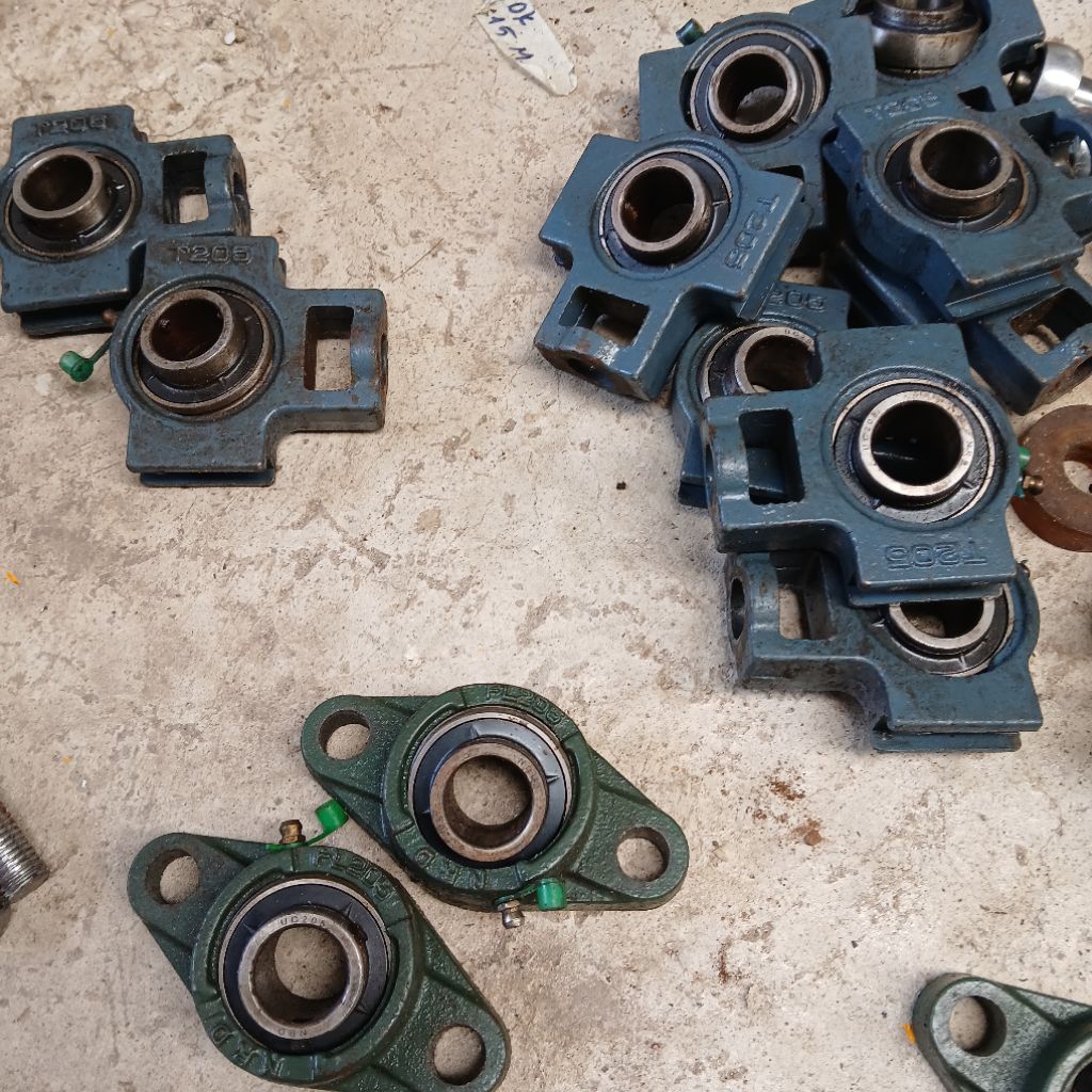combo 2 gối đỡ trục vòng bi tự lựa đồng tâm UFC FL T mã 205 trục 25 tháo máy fl204 lf204 p204 bi nhà