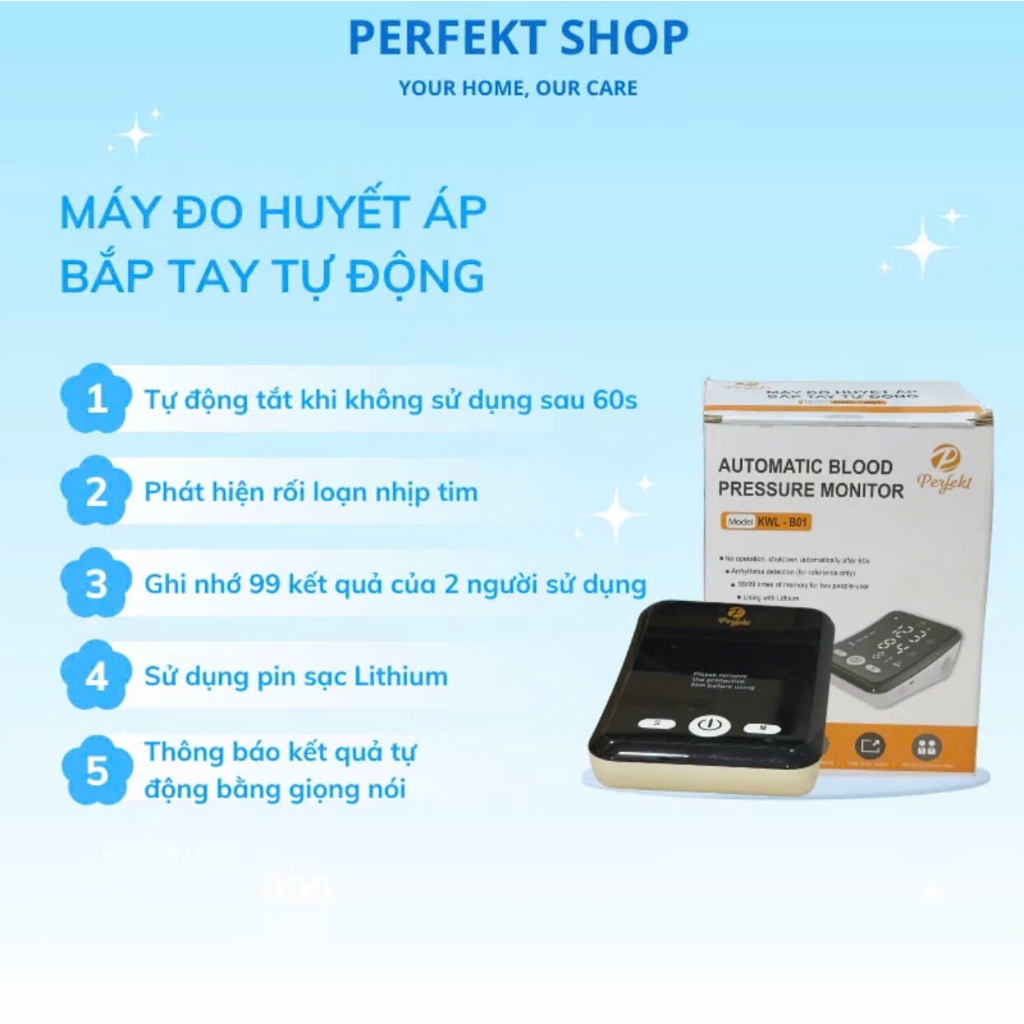 Máy Đo Huyết Áp Cao Cấp Perfekt