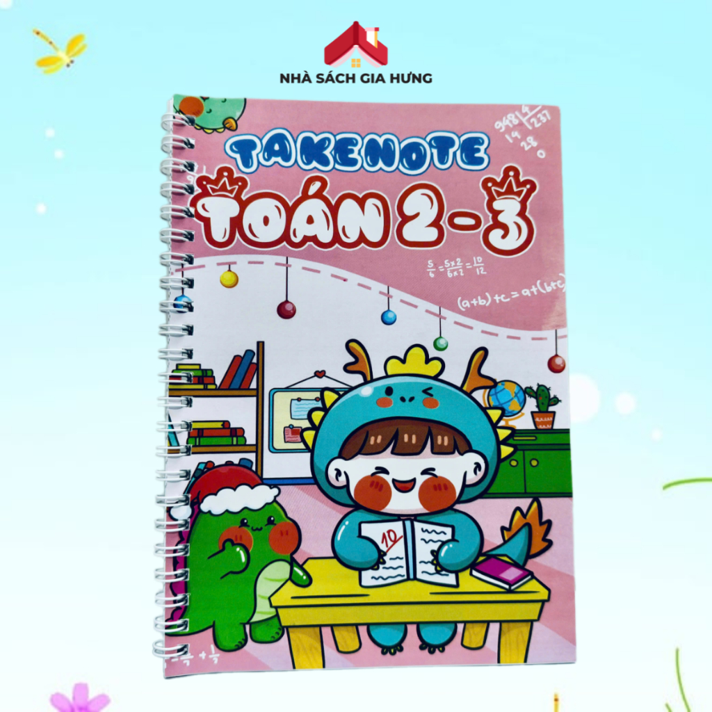 Sổ tay Takenote toán 2-3 (khổ giấy A5)