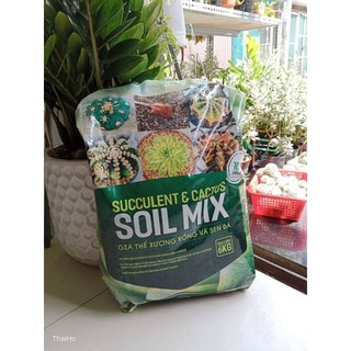 Đất soilmix trồng sen đá-xương rồng( 1kg)