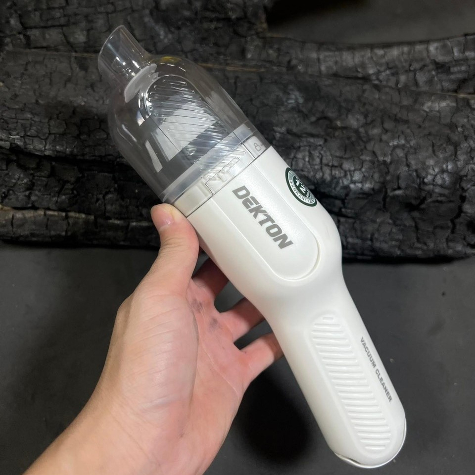 Máy Hút Bụi Mini Dùng Pin DEKTON DV1 -  Công Suất 50W - Cổng Type-C - Tặng Kèm 1 Lọc Bụi HEPA - Bảo 
