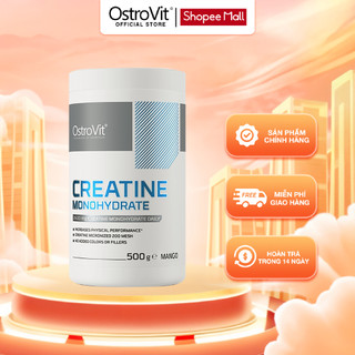   HỦ   TÚI TÙY ĐỢT  OstroVit Creatine Monohydrate  300g   500g   1000g  – Tăng Sức Mạnh Phục Hồi Tối Ưu Hàng Chuẩn 