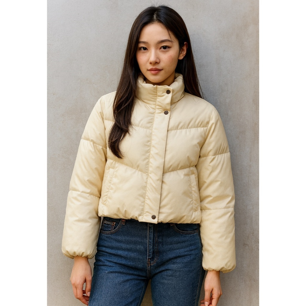 ÁO PHAO NỮ CROPTOP