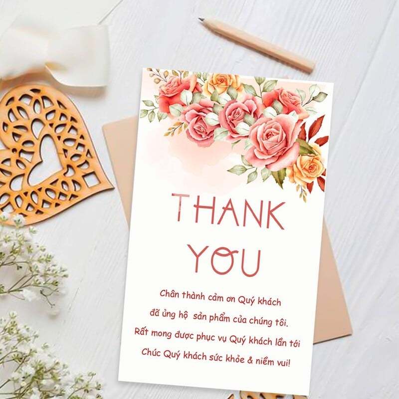 Lá Thư Cảm Ơn Tới Khách Hàng Đã Tin Tưởng Và Ủng Hộ..