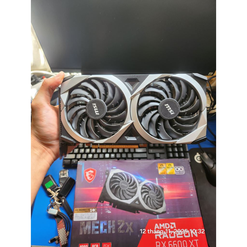 VGA MSI 6600XT MECH ĐẸP KENG