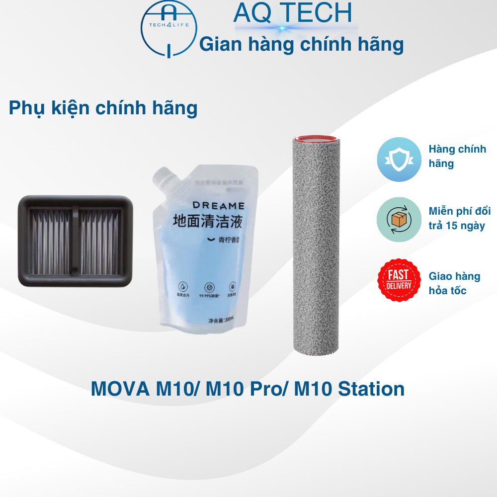Chổi lăn thay thế MOVA M10, M10 Pro, M10 Station - Con lăn thay thế MOVA M10, M10 Pro, M10 Station- 