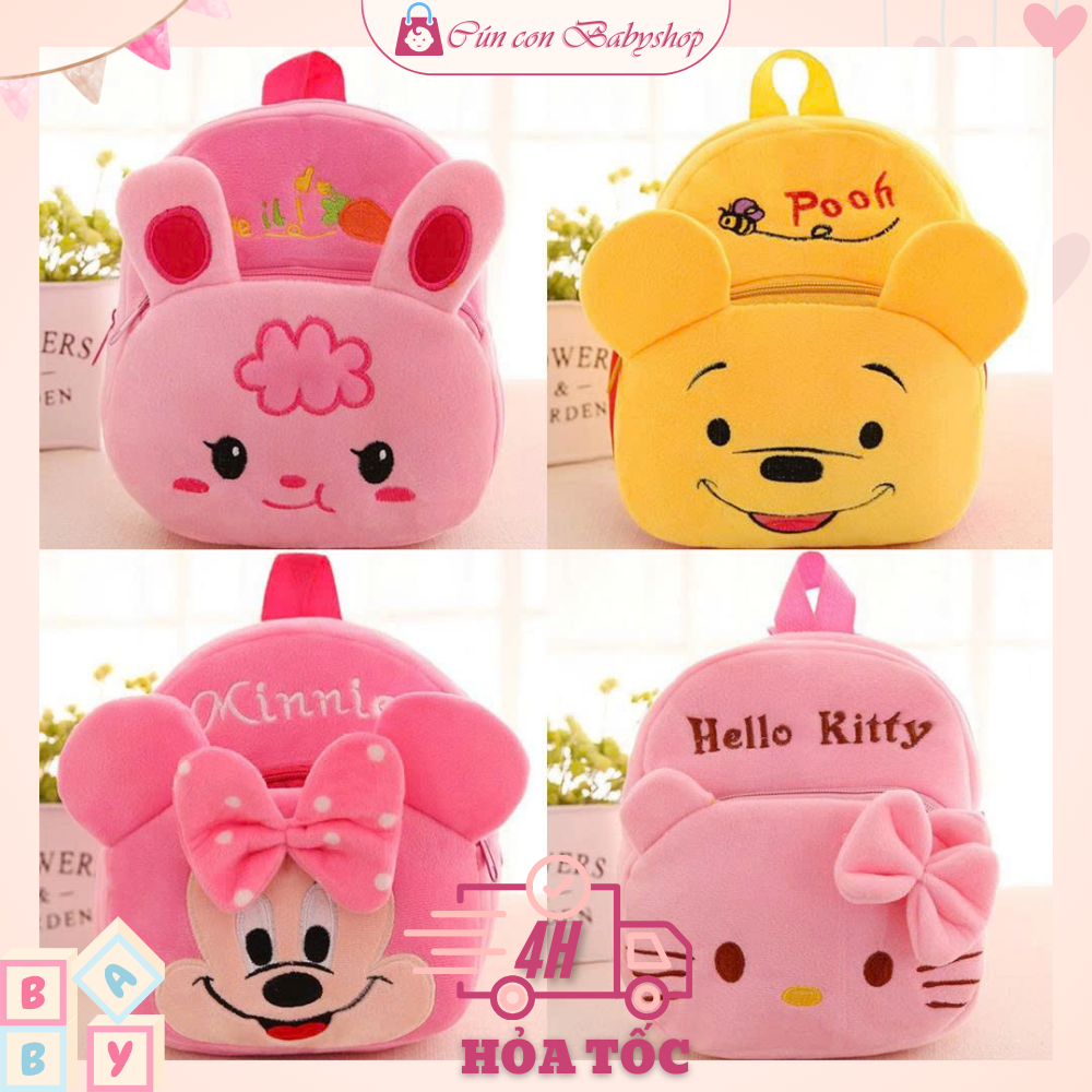 Ba lô trẻ em mẫu giáo hình thú ngộ nghĩnh cho bé trai bé gái dưới 2 tuổi – Cunconbabyshop