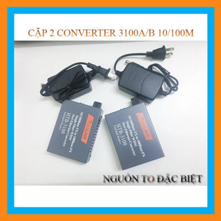 Converter quang HTB - 3100 chuẩn A, chuẩn B, Cặp 2 CVT 3100AB, bảo hành 7 ngày Fltelecom