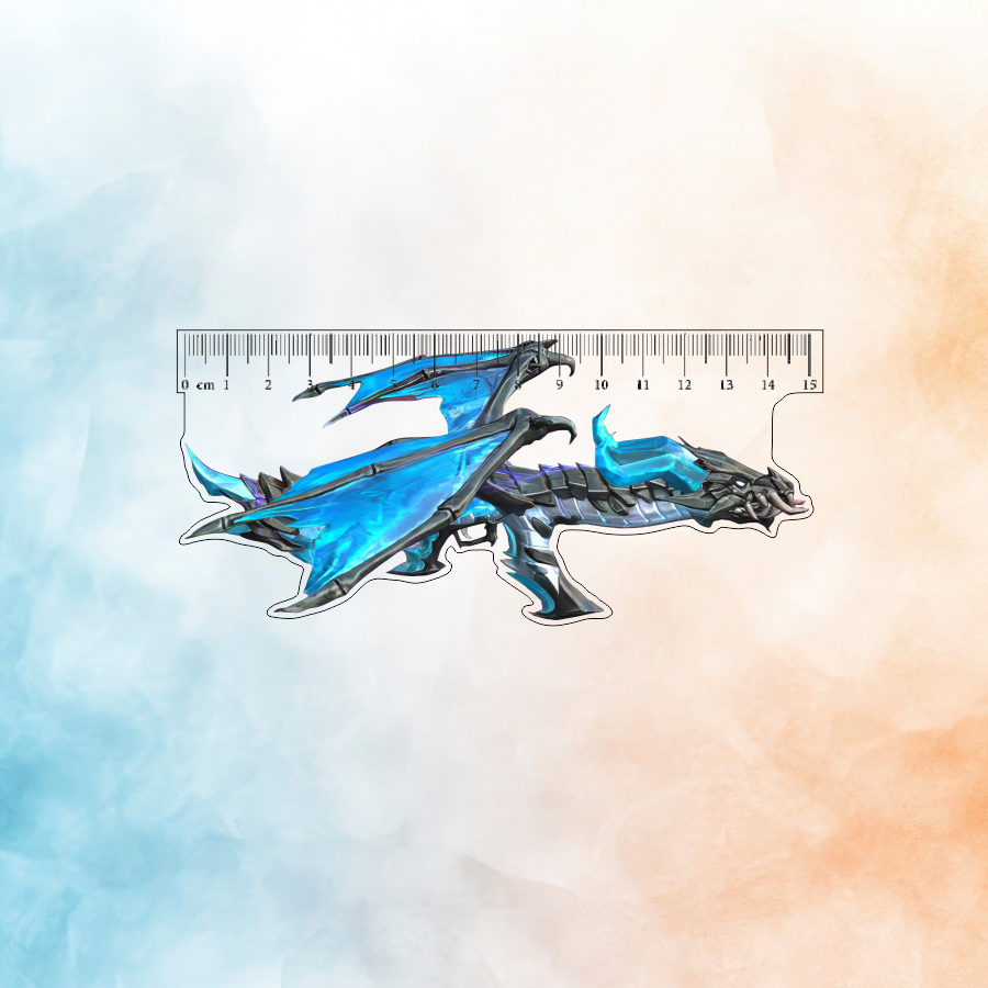 Thước kẻ Free Fire - Thước kẻ bằng mica in Mô Hình súng Free Fire