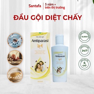  Dầu gội diệt chấy trứng chấy thảo dược Antiparasi  an toàn hiệu quả dùng cho trẻ em và người lớn- Chai 100ml 