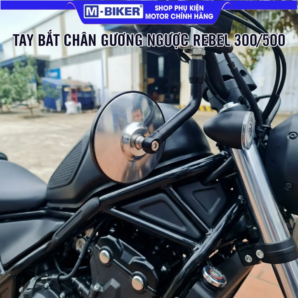 Honda Rebel PAD CHÂN GƯƠNG XOAY NGƯỢC HONDA REBEL300 REBEL500 25MM (1 cặp)