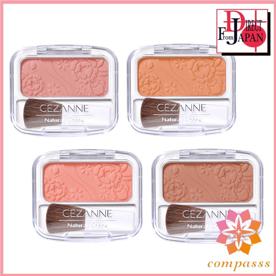 Phấn má hồng tự nhiên Cezanne 4 màu