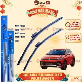  Gạt mưa VOLKSWAGEN TIGUAN POLO SCIROCCO,PASSAT... Cần gạt mưa ô tô Silicone ODL Đài Loan êm sạch BH 5TH BIG B 