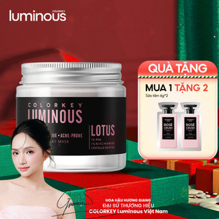   LIVE  Mặt Nạ Bùn COLORKEY LUMINOUS Hỗ Trợ Làm Sạch Da Không Gây Khô Da Khi Dùng 60g hũ 