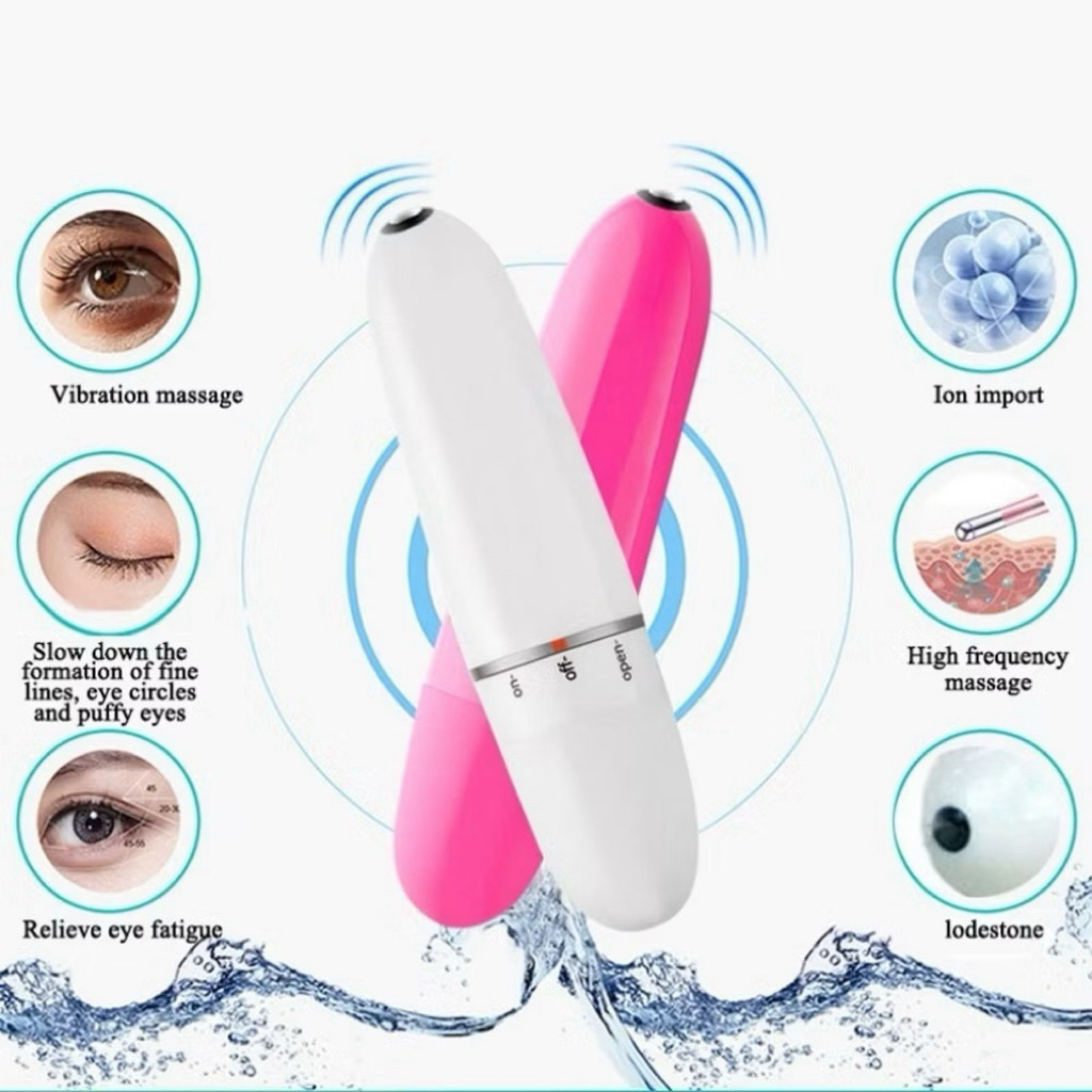 [M3] Máy Massage Mắt Mini Dạng Bút | Hỗ Trợ Thư Giãn Vùng Mắt | Dùng Kèm Kem Dưỡng Mắt