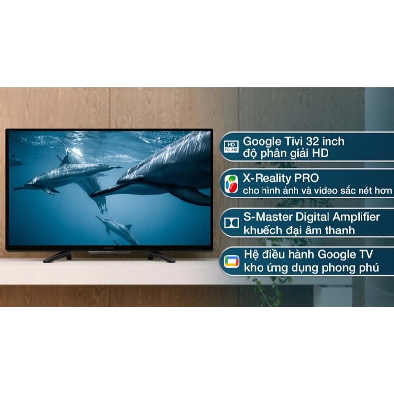 Google Tivi Sony 32 inch KD-32W830K - VN dienmaysieure Xả Kho