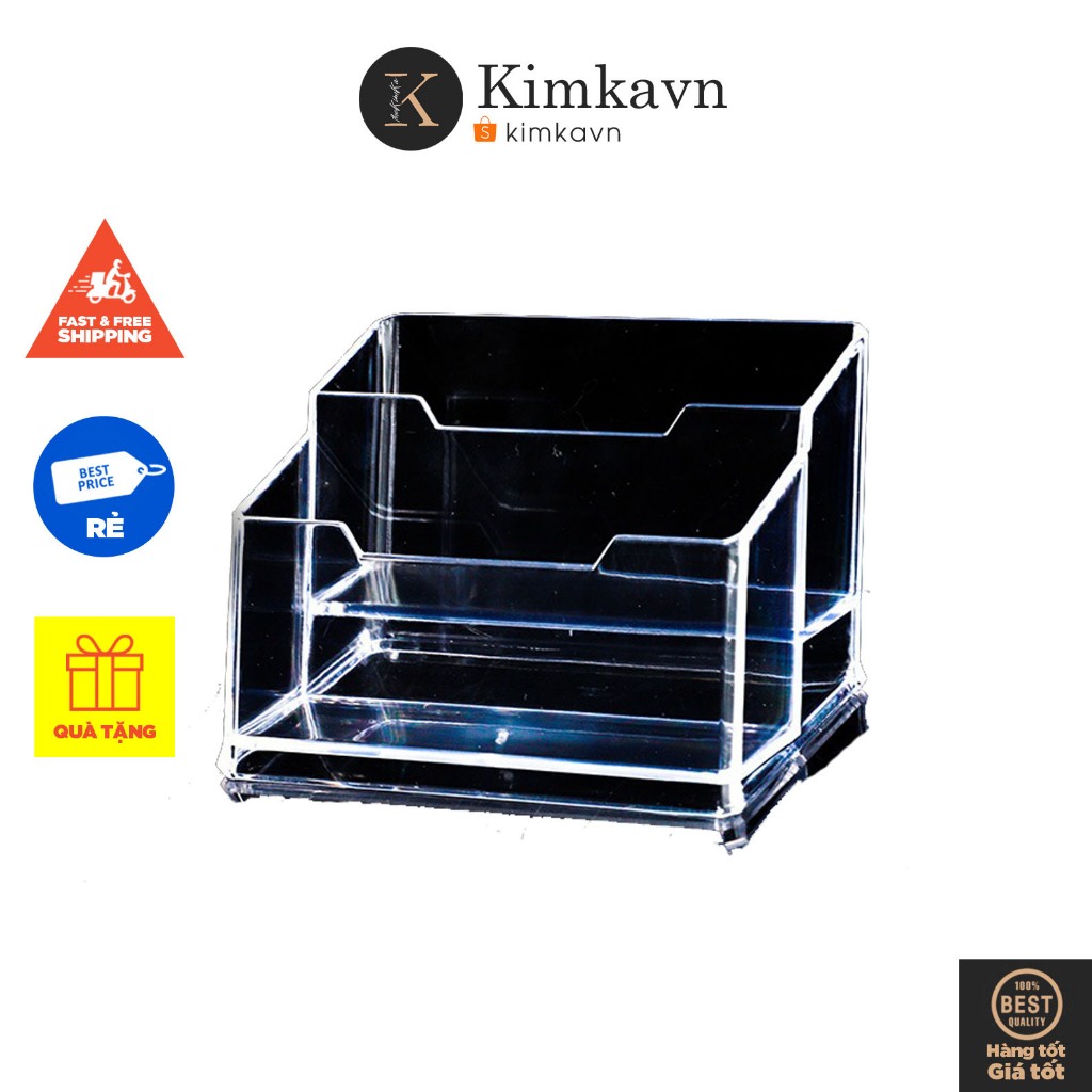 (86) Hộp Đựng Danh Thiếp, Name Card, Card Visit Nhựa Trong Suốt