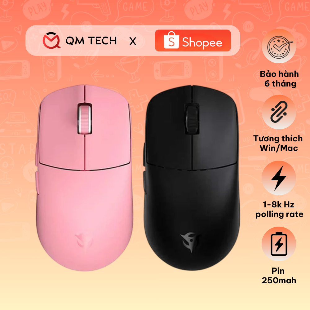 Chuột chơi game siêu nhẹ Ninjutso Sora 4K / Sora V2 - QMTECH STORE
