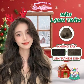  Thuốc nhuộm tóc màu NÂU LẠNH TRẦM thuốc nhuộm tóc không cần tẩy thuốc nhuộm tại nhà Buddyhairs 