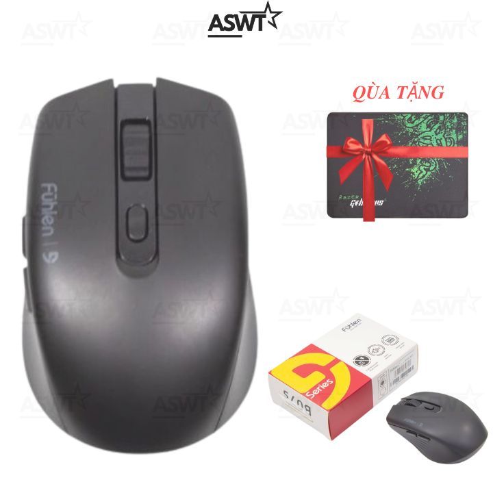 Chuột Bluetooth Fuhlen B07s chính hãng CÓ VAT ( Click silent không kêu ) - Chuột máy tính văn phòng 