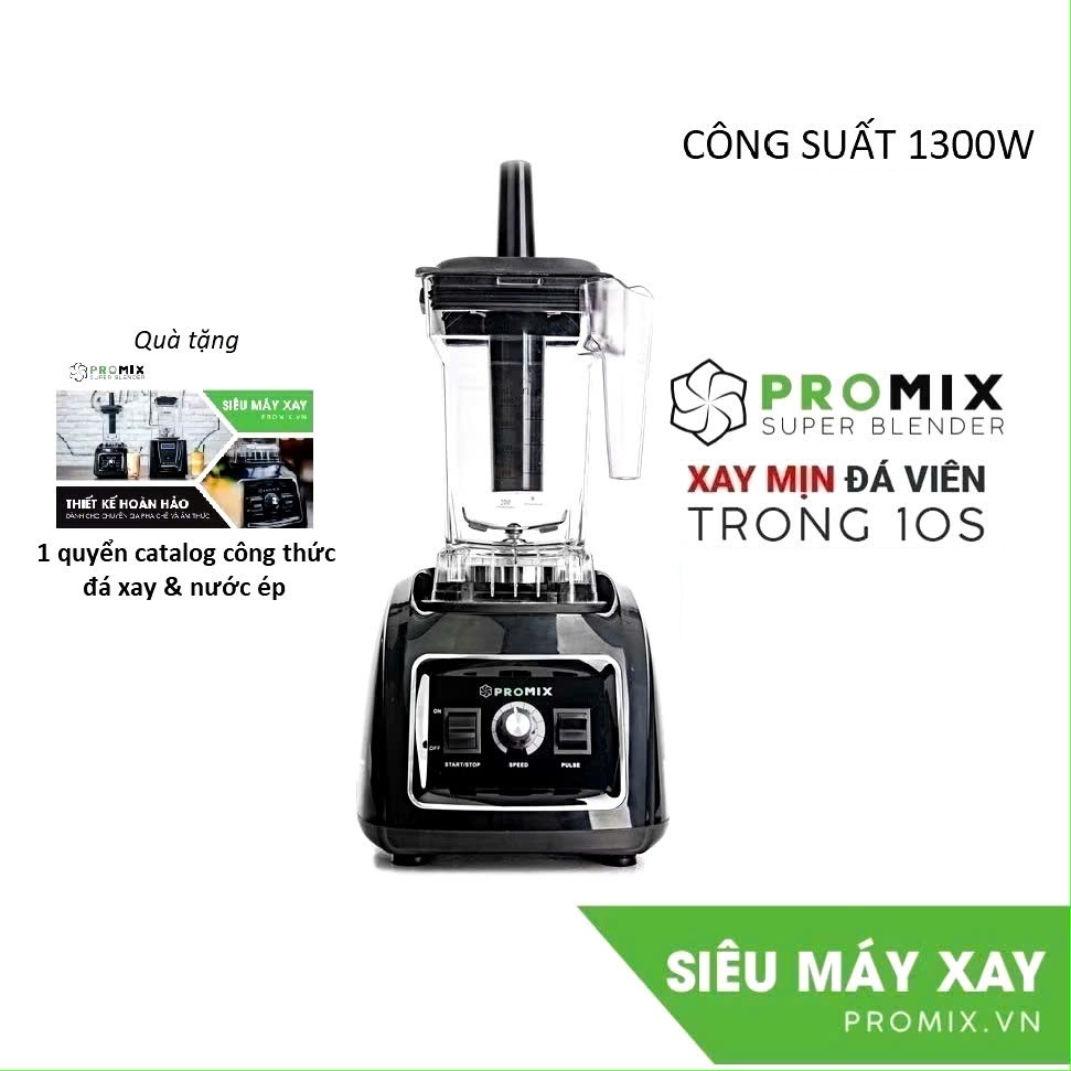 MÁY XAY SINH TỐ CÔNG NGHIỆP PROMIX PM–819B (Tặng deal 0 đồng và công thức đá xay, sinh tố )