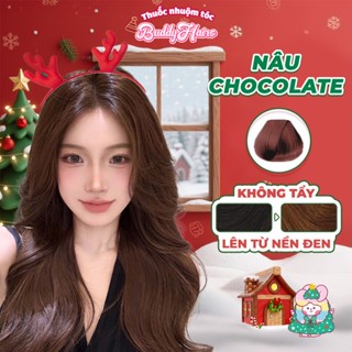  Thuốc nhuộm tóc màu NÂU CHOCOLATE NÂU SOCOLA NÂU MOCHA MOUSSE thuốc nhuộm tóc không tẩy | Thuốc nhuộm tóc Buddyhairs 