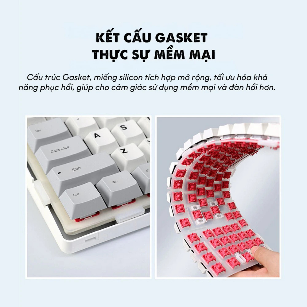 (NEW- SẴN) AULA F99 / LINGBAO K98 -Bàn phím cơ không dây FULLSIZE  - Hotswap - LED RGB-pin8k | BigBuy360 - bigbuy360.vn