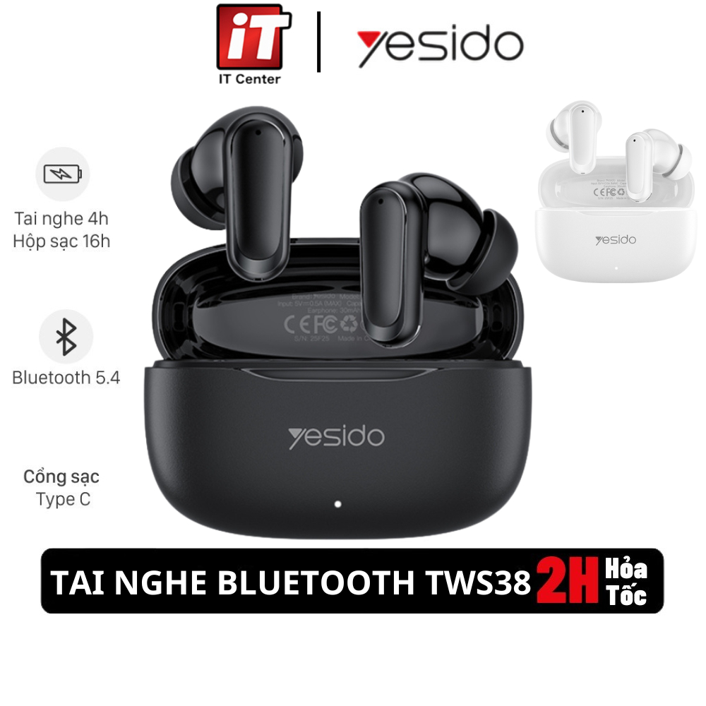 Tai Nghe Bluetooth TWS38 Chất Âm Signature Sound, Mic Đàm Thoại Giảm ồn, Pin Trâu Đổi 1:1 30 ngày
