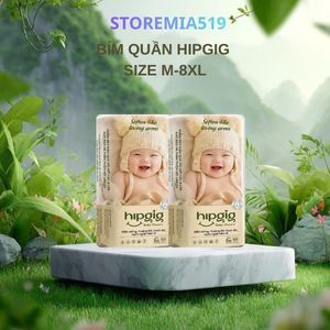   HCM-Hoả Tốc  COMBO 100 MIẾNG Bỉm Quần HIPGIG Chính Hãng Công Ty Đủ Size M Đến 8XL 