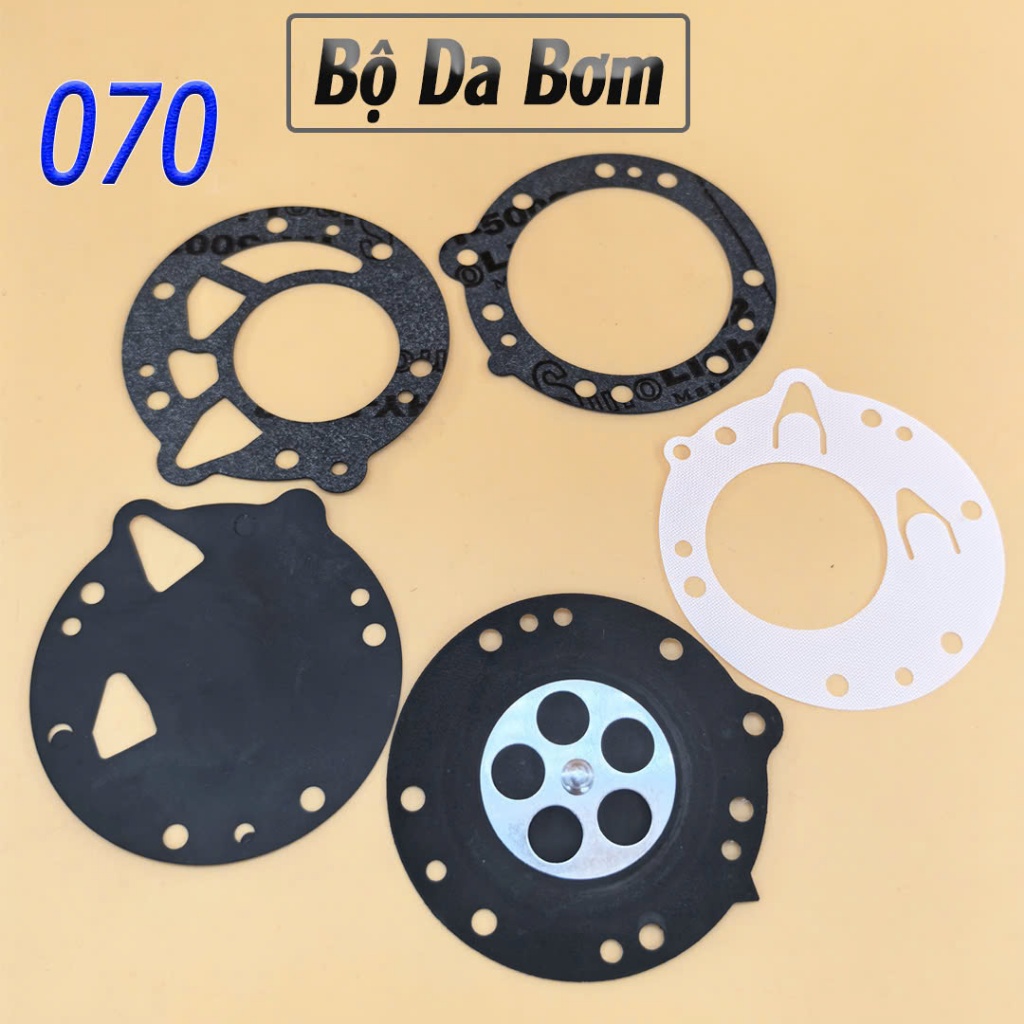 (Combo 1–3) Bộ Da Bơm Bình Xăng Con Bộ Chế Hòa Khí Máy Cưa MS070 MS090 090G 090AV – Lắp Chuẩn aMua 1