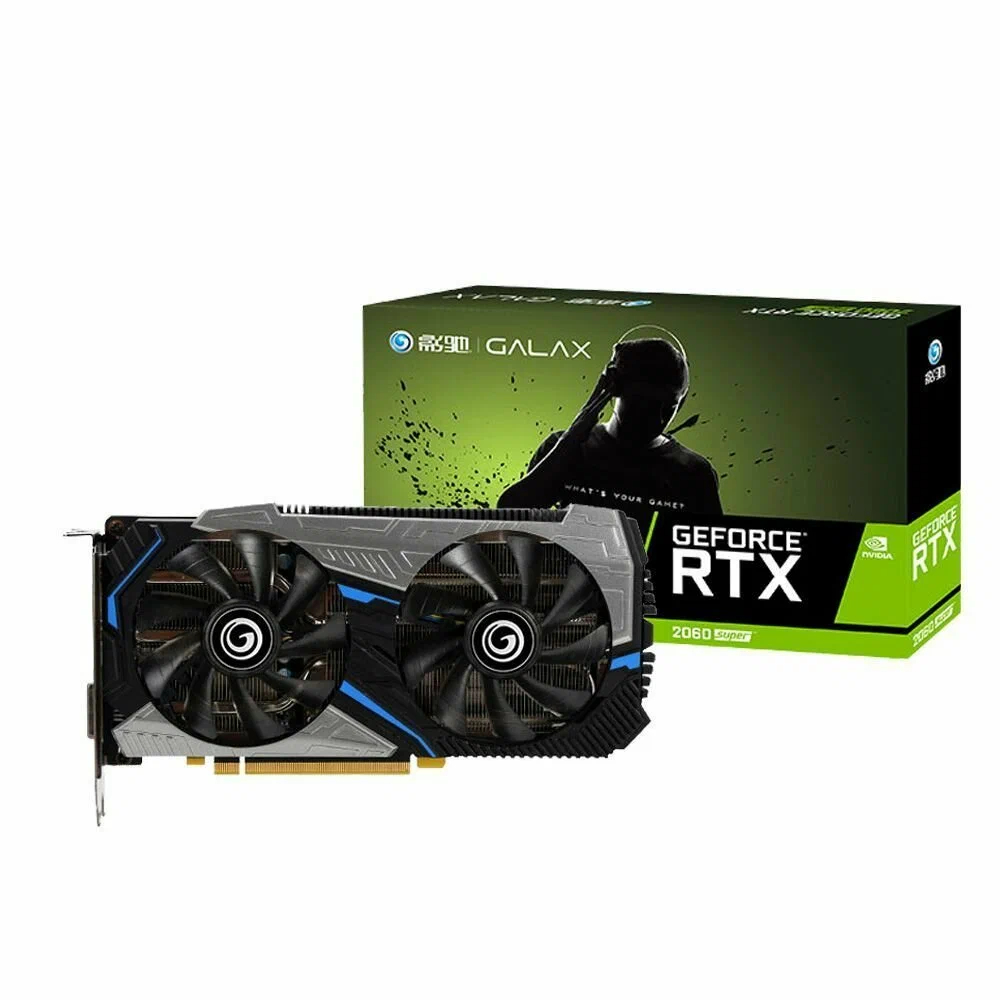 Card Màn Hình VGA RTX 2060 Super Galax 8GB GDDR6 HÀNG ĐẸP ZIN
