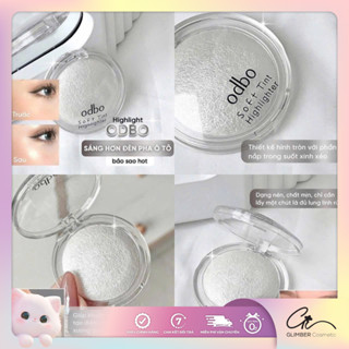  ODBO  Phấn Bắt Sáng Highlight Odbo Mặt Trăng Nhũ sáng mịn ODBO Soft Tint Highlighter 4g  OD173  